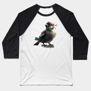 Pirate Sparrow Baseball T-Shirt